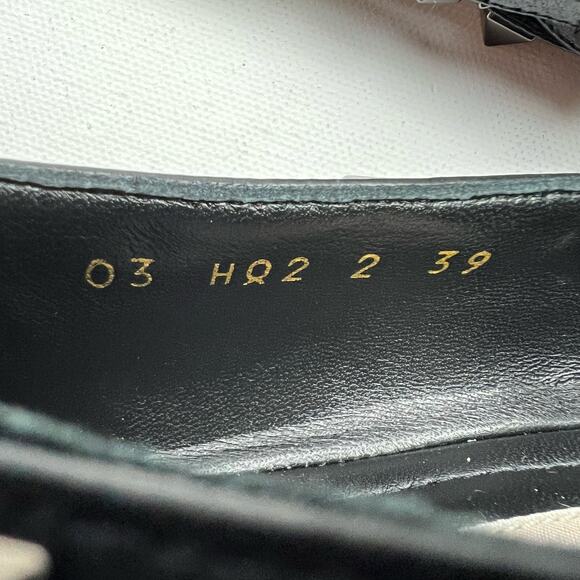 VALENTINO GARAVANI Rockstud Satin Ballet Flats EU 39 US 9 Black Wrap Around Shoe - Picture 11 of 16